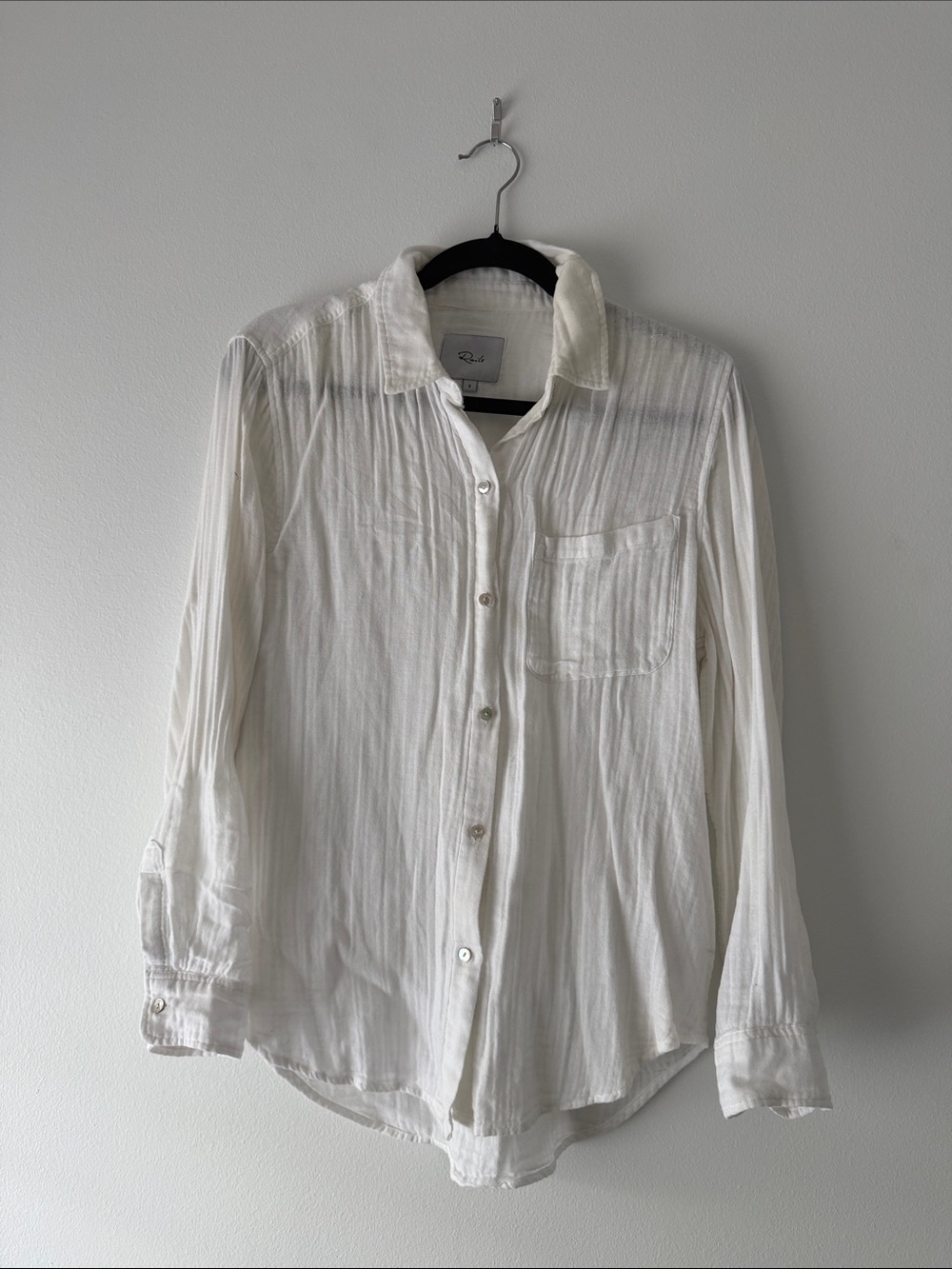 Rails White Cotton Blouse